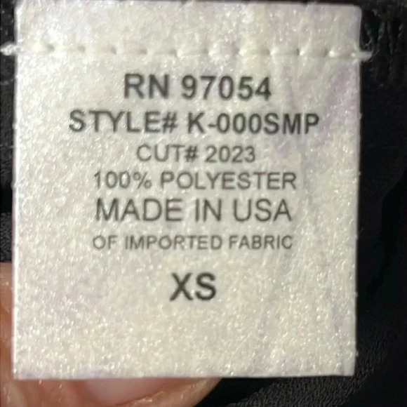 Krisa by revolve womens‎ wrap asymmetrical skirt XS oversized black midi event - Picture 7 of 11